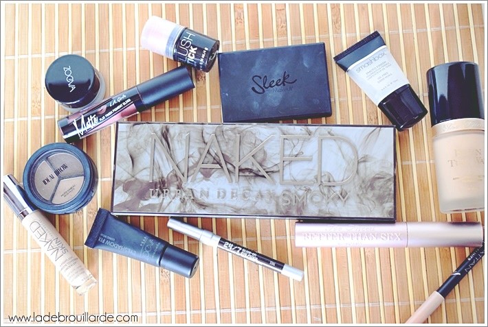 Materiel Tuto maquillage Naked Smoky
